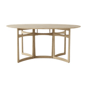 Table à manger pliable en bois naturel Drop Leaf - &tradition - The Cool Republic