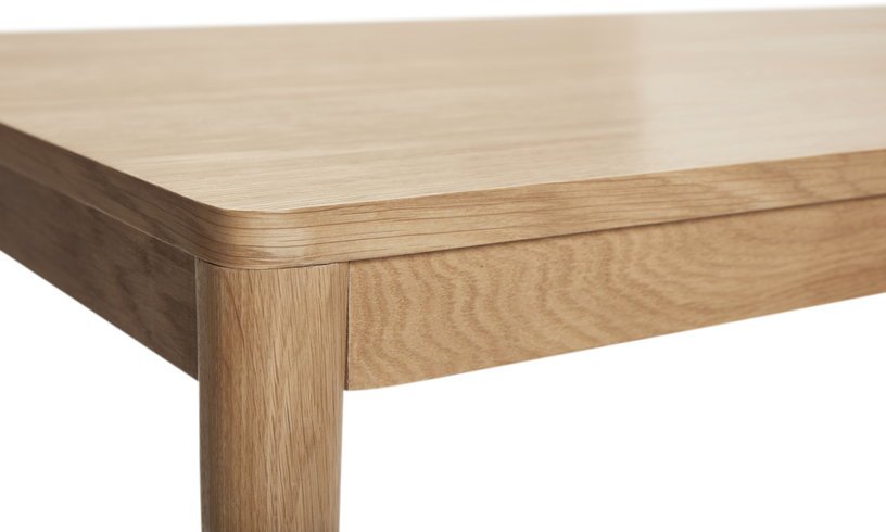 Table à manger rectangle en bois naturel 140 x 80 cm - Hübsch - The Cool Republic