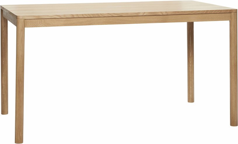 Table à manger rectangle en bois naturel 140 x 80 cm - Hübsch - The Cool Republic