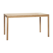 Table à manger rectangle en bois naturel 140 x 80 cm - Hübsch - The Cool Republic