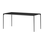 Table à manger rectangulaire en acier noir 160 x 80 cm Novo - AYTM - The Cool Republic