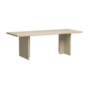 Dining Table Cream Rectangular 220Cm - HKliving - The Cool Republic