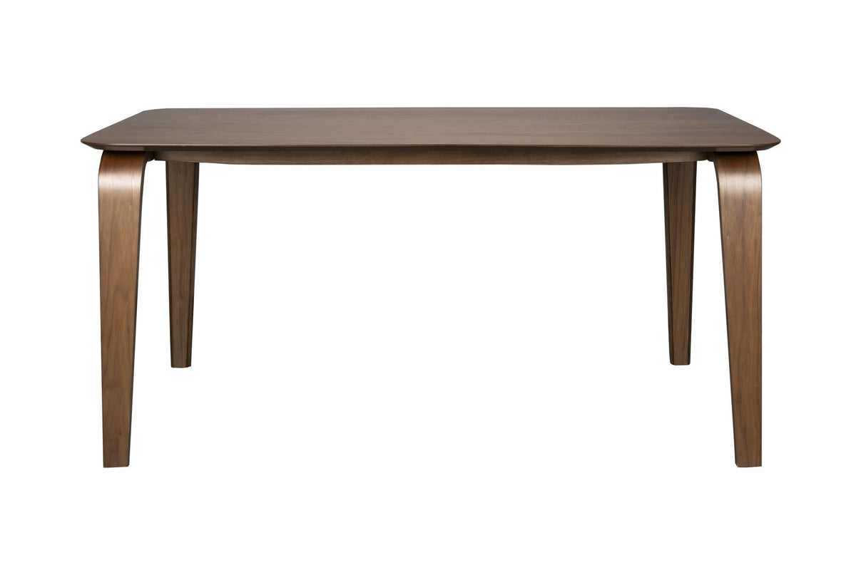 Table à manger rectangulaire en bois d’hévéa marron 160 x 90 x 75 cm - The Cool Republic - The Cool Republic