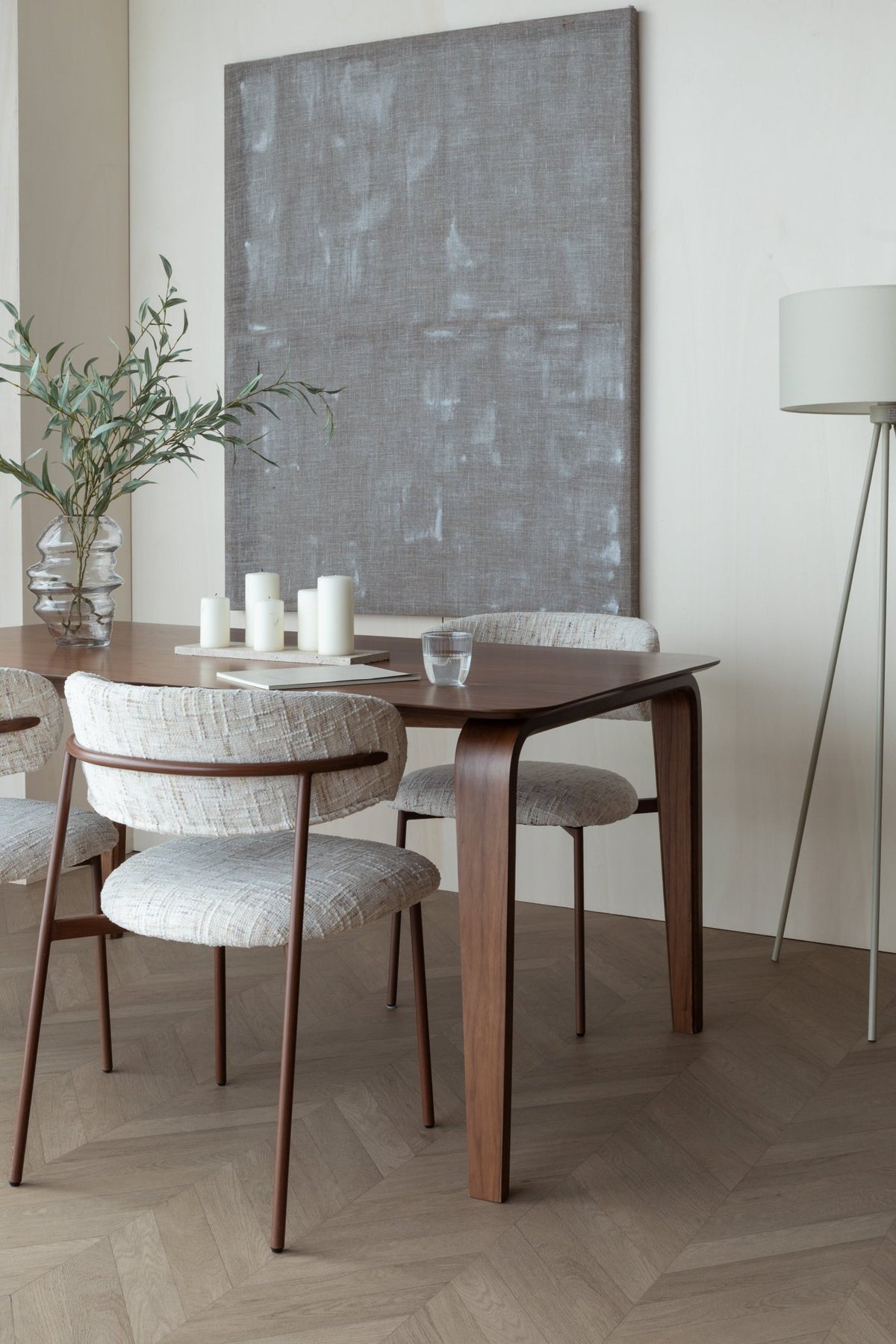 Table à manger rectangulaire en bois d’hévéa marron 160 x 90 x 75 cm - The Cool Republic - The Cool Republic