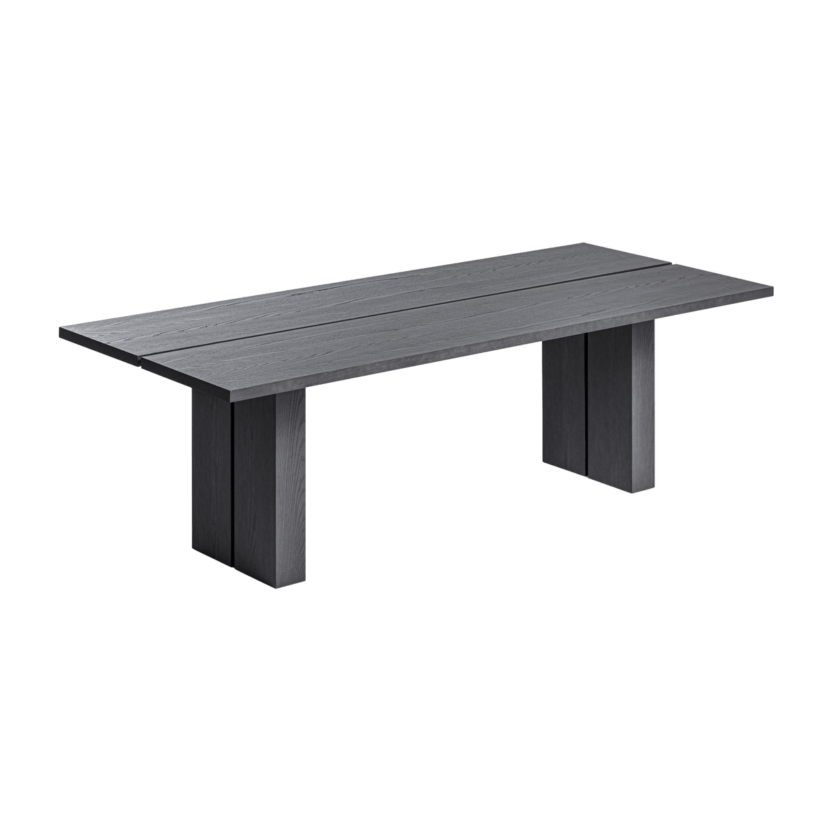 Table à manger rectangulaire en bois obsidian 240 x 100 cm Yaku 33 - Gervasoni - The Cool Republic