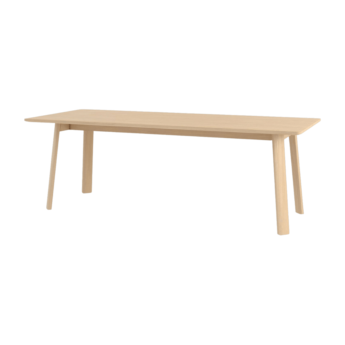 Table à manger rectangulaire en chêne naturel 220 cm Alle - Hem - The Cool Republic