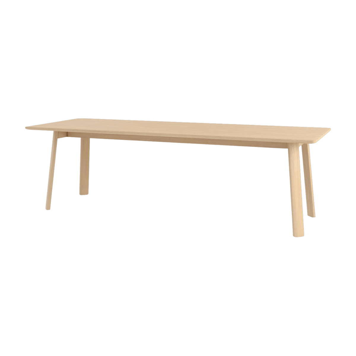 Table à manger rectangulaire en chêne naturel 250 cm Alle - Hem - The Cool Republic