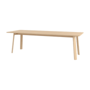 Table à manger rectangulaire en chêne naturel 250 cm Alle - Hem - The Cool Republic