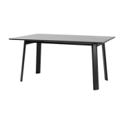 Table à manger rectangulaire en chêne noir 160 cm Alle - Hem - The Cool Republic