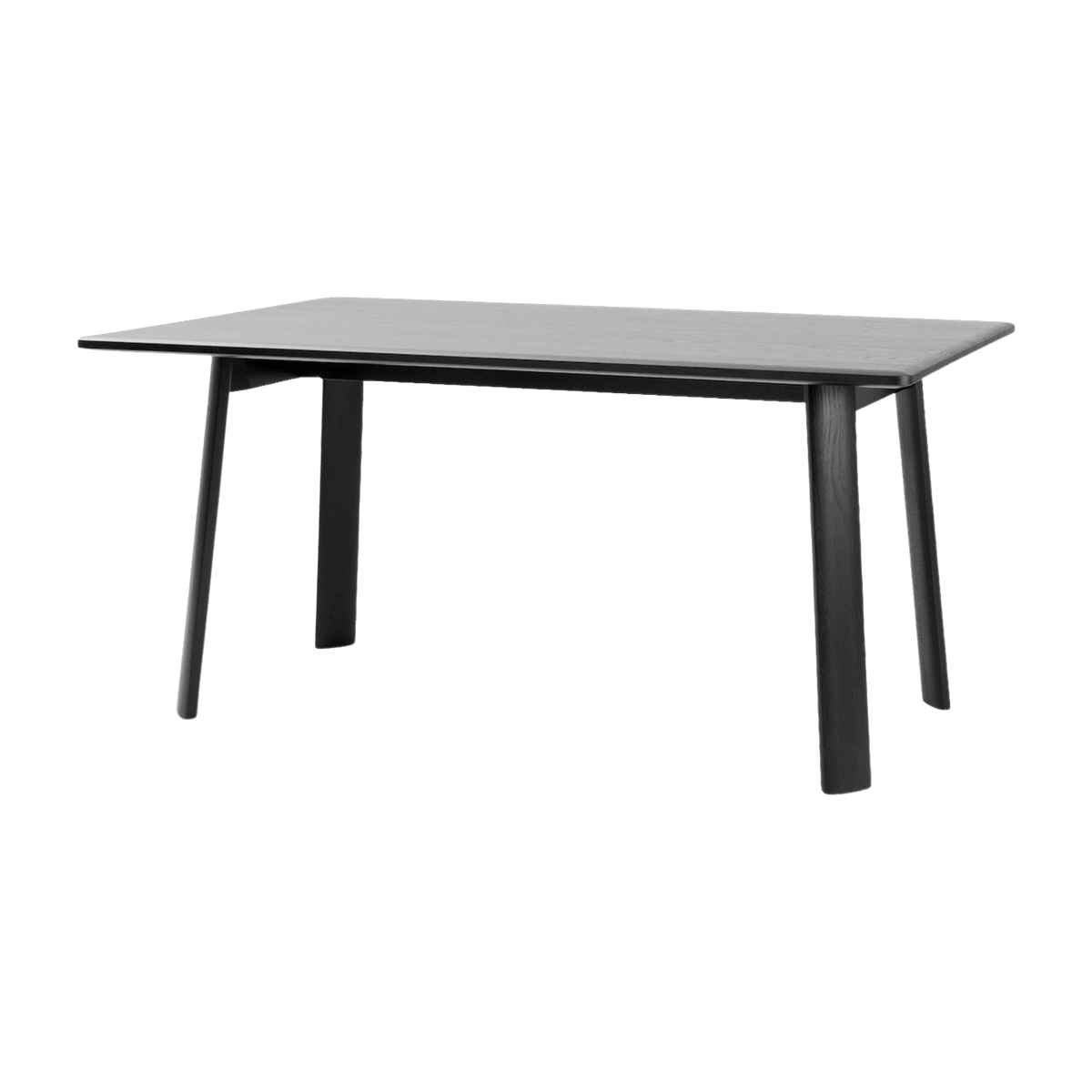 Table à manger rectangulaire en chêne noir 160 cm Alle - Hem - The Cool Republic