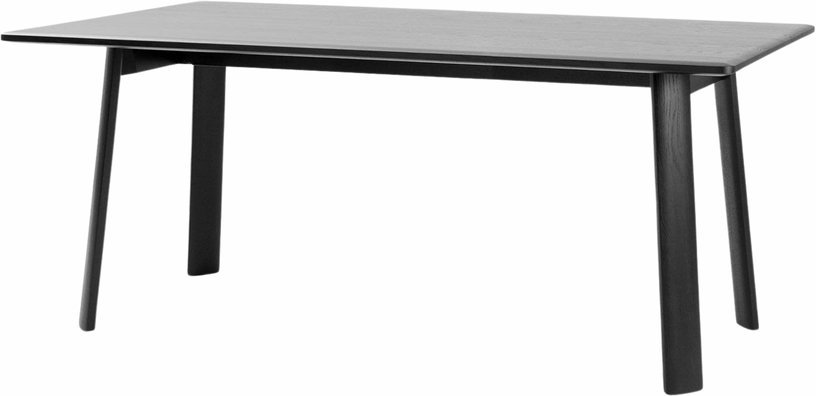 Table à manger rectangulaire en chêne noir 180 cm Alle - Hem - The Cool Republic