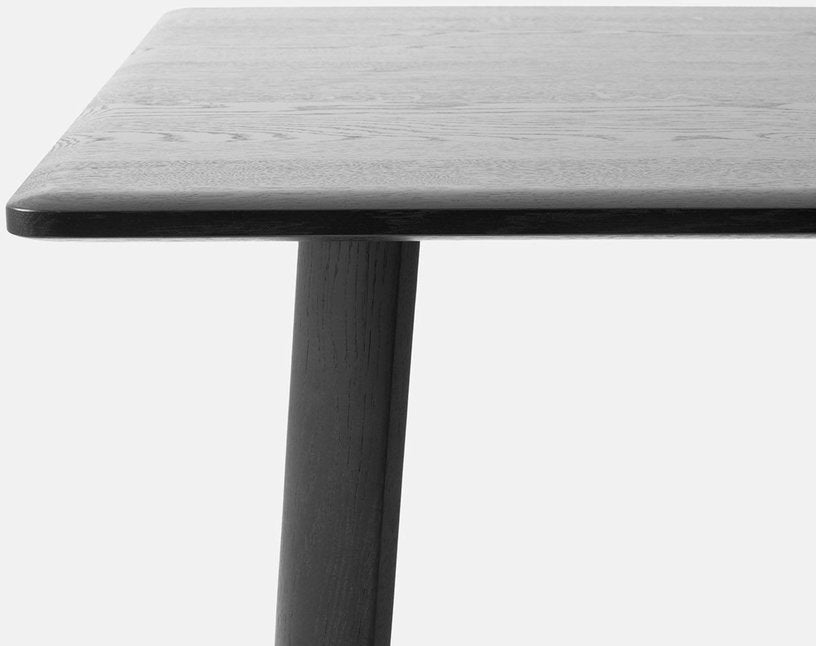 Table à manger rectangulaire en chêne noir 180 cm Alle - Hem - The Cool Republic