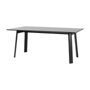 Table à manger rectangulaire en chêne noir 180 cm Alle - Hem - The Cool Republic