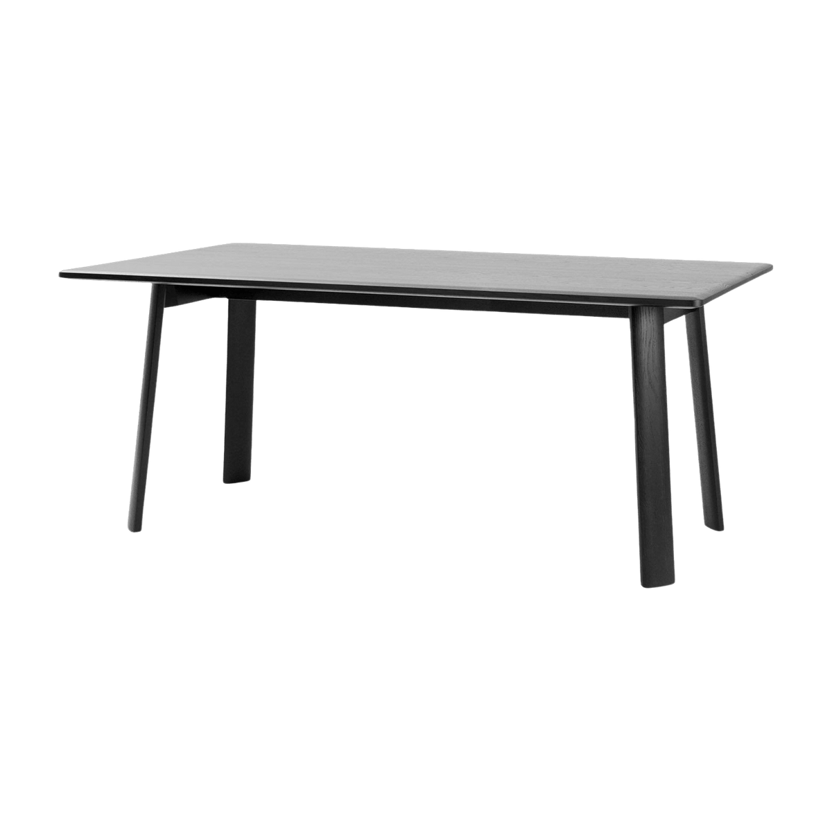 Table à manger rectangulaire en chêne noir 180 cm Alle - Hem - The Cool Republic