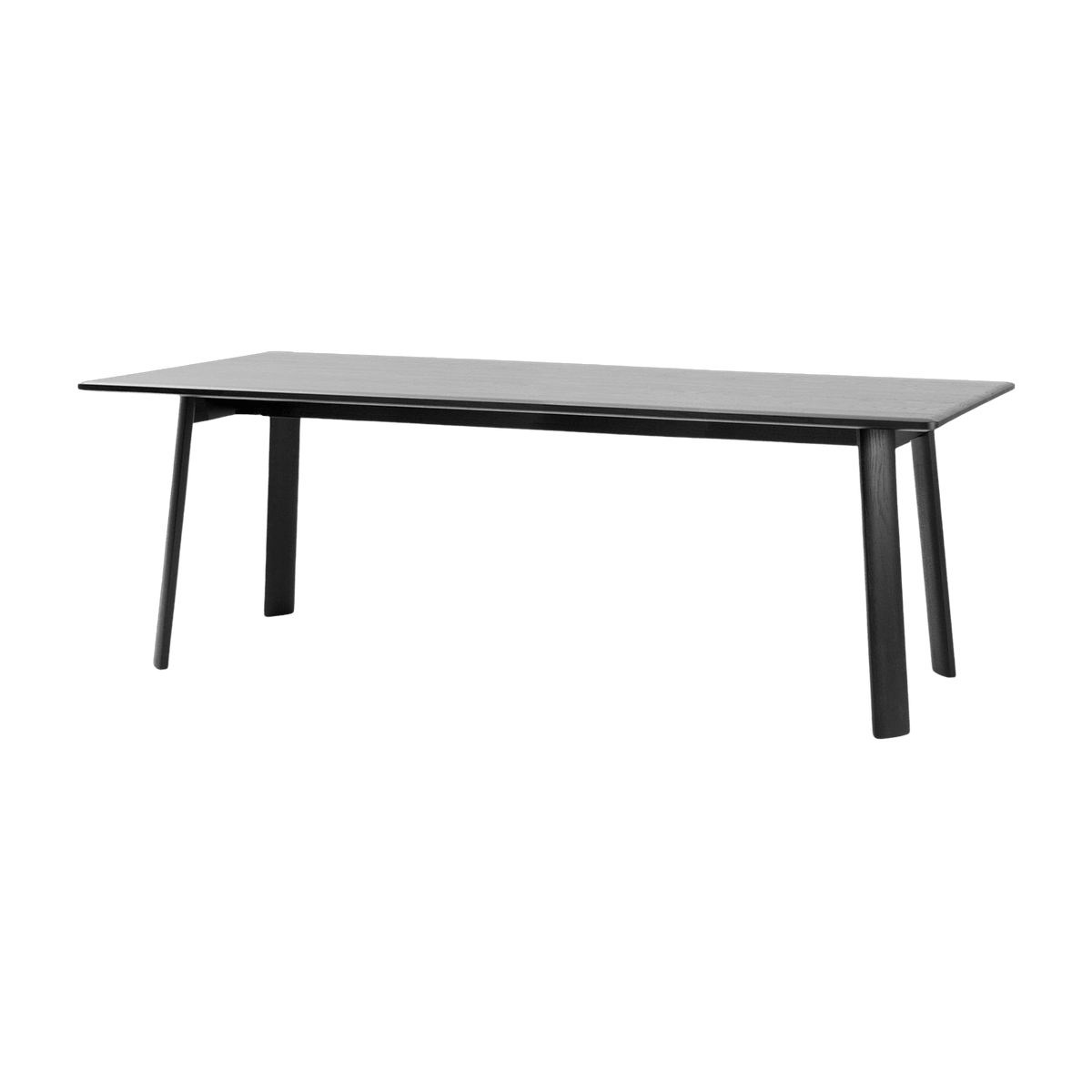 Table à manger rectangulaire en chêne noir 220 cm Alle - Hem - The Cool Republic
