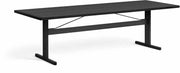 Table à manger rectangulaire en chêne noire 260 cm Passerelle - Hay - The Cool Republic