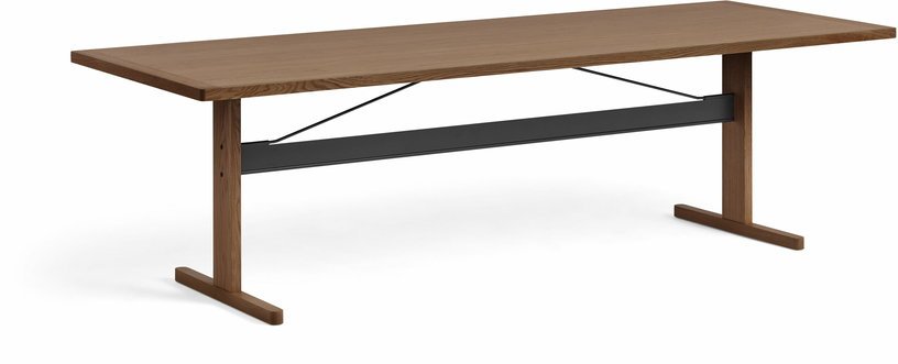 Table à manger rectangulaire en noyer naturel et noir 260 cm Passerelle - Hay - The Cool Republic