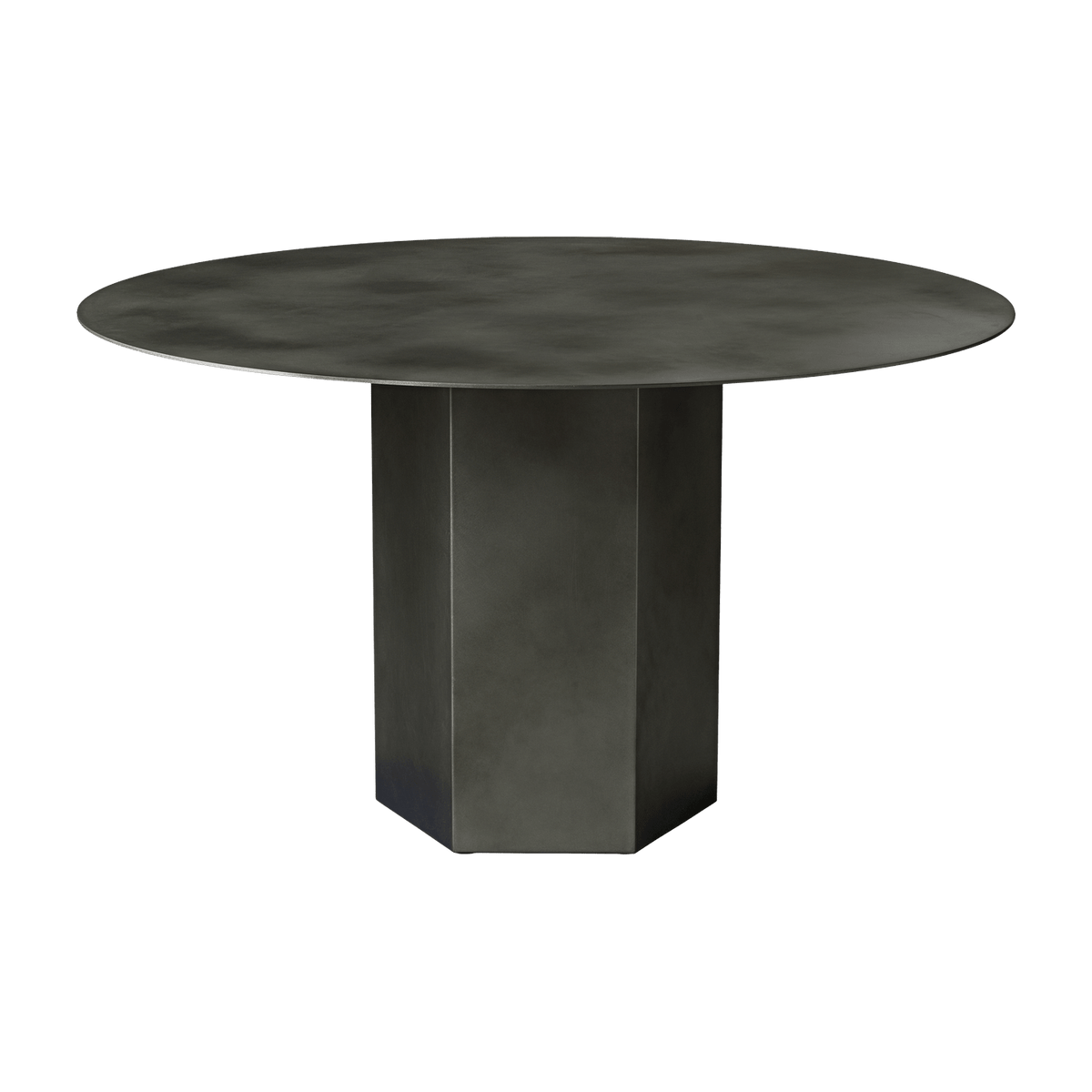 Dining table ronde in gray stone Epic - Gubi - The Cool Republic