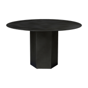 Dining table ronde in black stone Epic - Gubi - The Cool Republic
