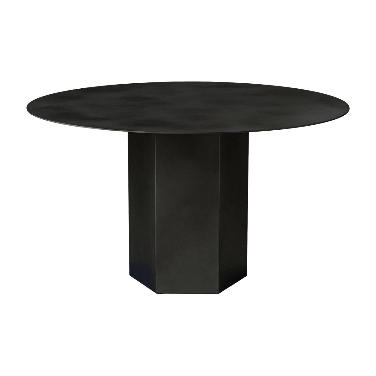 Dining table ronde in black stone Epic - Gubi - The Cool Republic