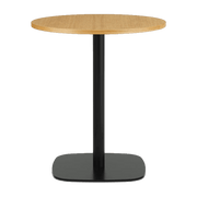 Table à manger ronde en aluminium et chêne naturel 60 cm Form - Normann Copenhagen - The Cool Republic