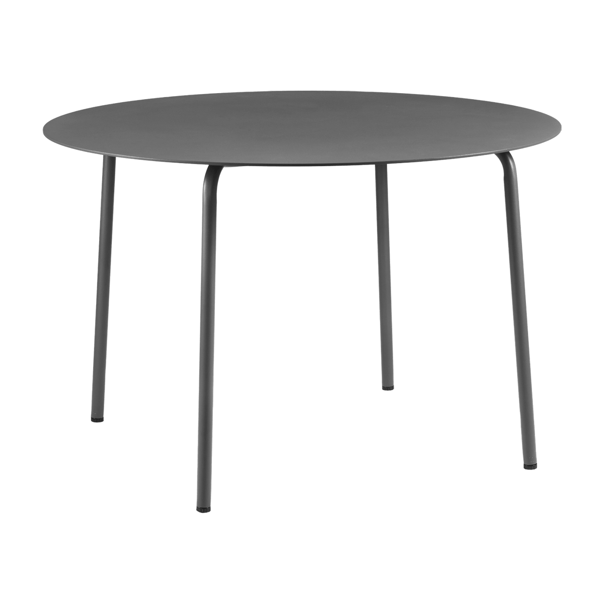 Table à manger ronde en aluminium noire 115 x 74 cm August - Serax - The Cool Republic