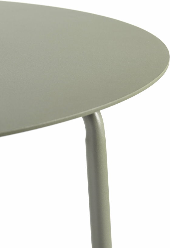 Table à manger ronde en aluminium verte 115 x 74 cm August - Serax - The Cool Republic