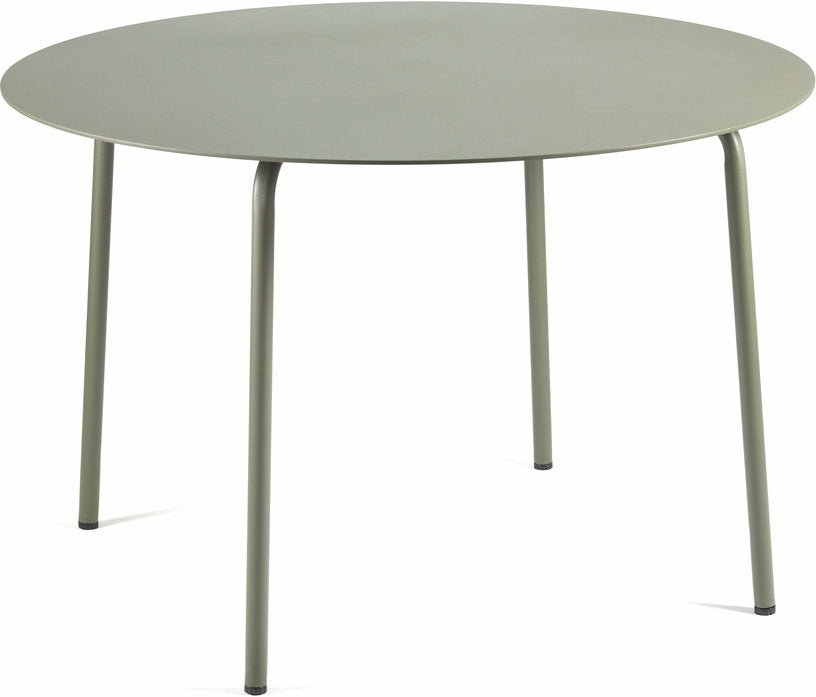 Table à manger ronde en aluminium verte 115 x 74 cm August - Serax - The Cool Republic
