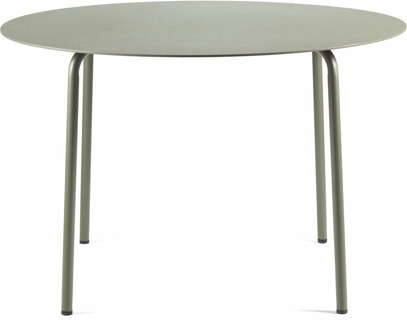 Table à manger ronde en aluminium verte 115 x 74 cm August - Serax - The Cool Republic