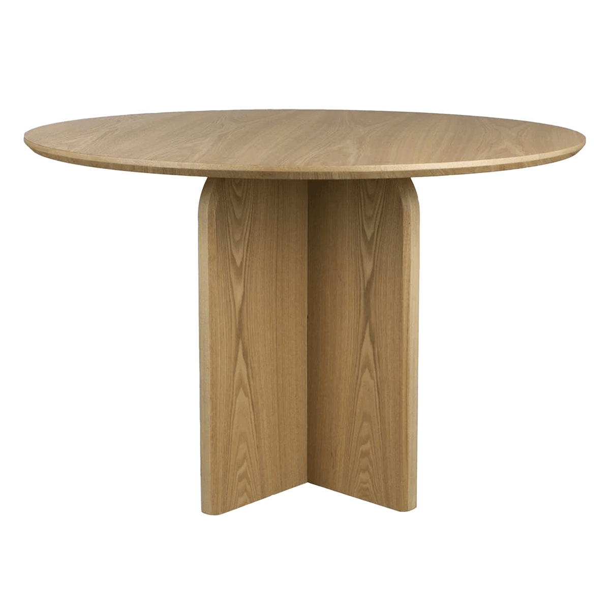 Table à manger ronde en bois marron 120cm Alma - The Cool Republic - The Cool Republic