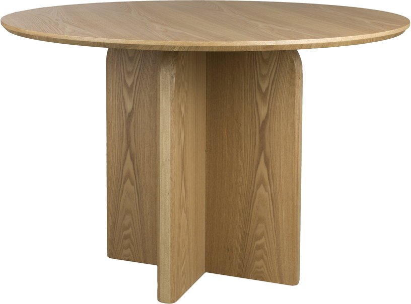 Table à manger ronde en bois marron 120cm Alma - The Cool Republic - The Cool Republic