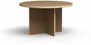 Table à manger ronde en bois marron 129 cm - HKliving - The Cool Republic