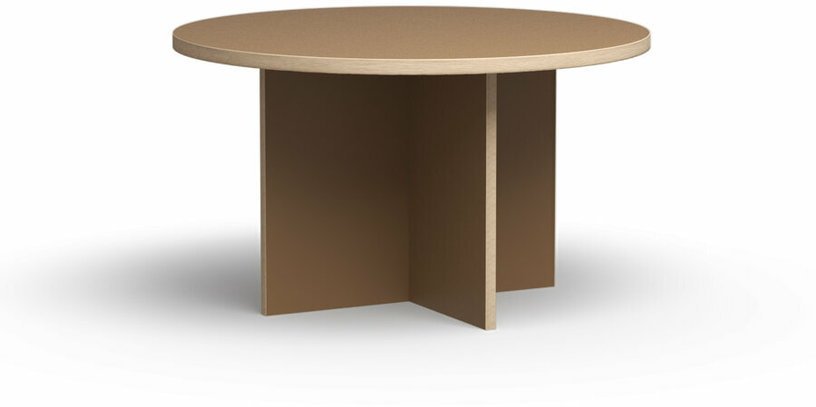 Table à manger ronde en bois marron 129 cm - HKliving - The Cool Republic