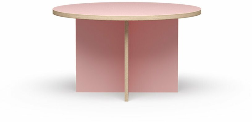 Table à manger ronde en bois rose 129 cm - HKliving - The Cool Republic