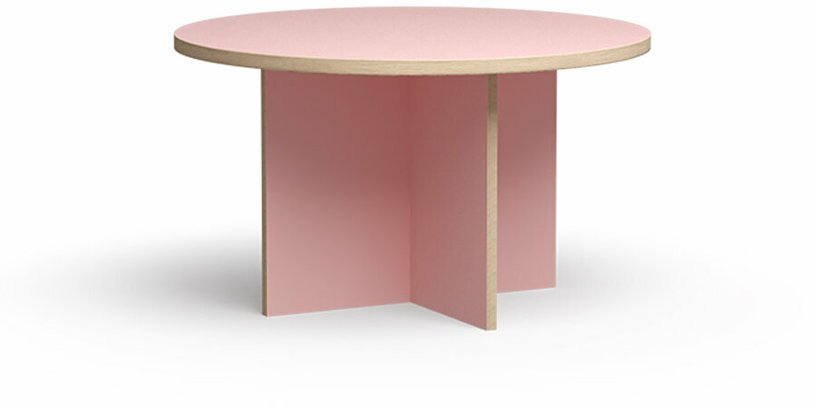 Table à manger ronde en bois rose 129 cm - HKliving - The Cool Republic