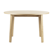 Table à manger ronde en chêne naturel 120 cm Slice Oak - Normann Copenhagen - The Cool Republic