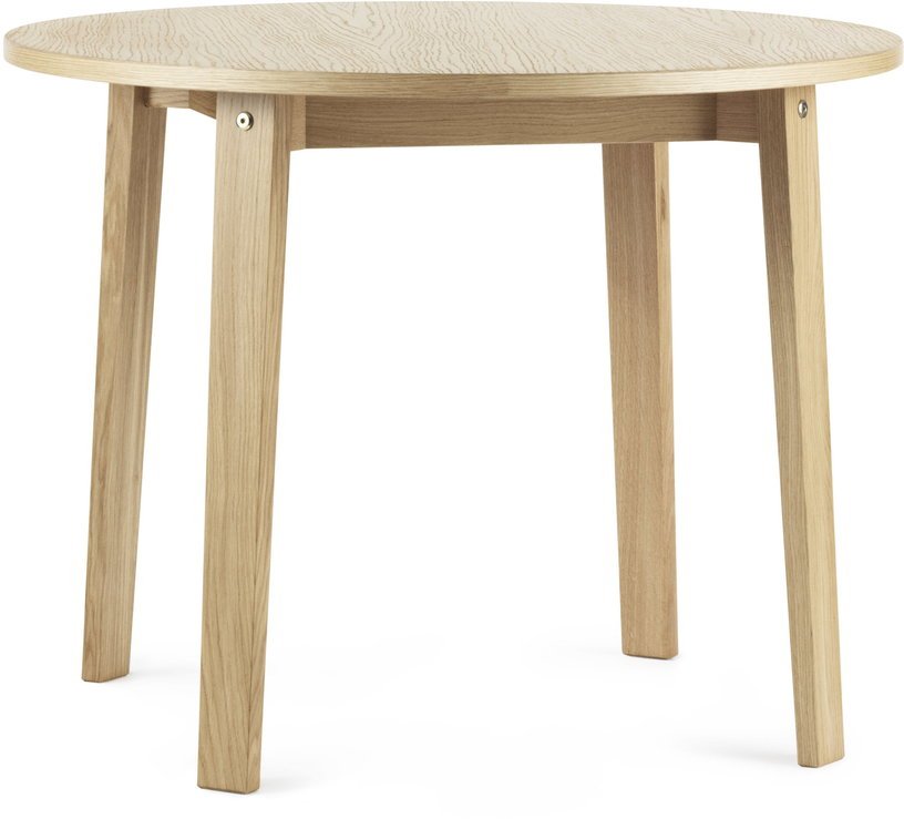 Table à manger ronde en chêne naturel 95 cm Slice Oak - Normann Copenhagen - The Cool Republic