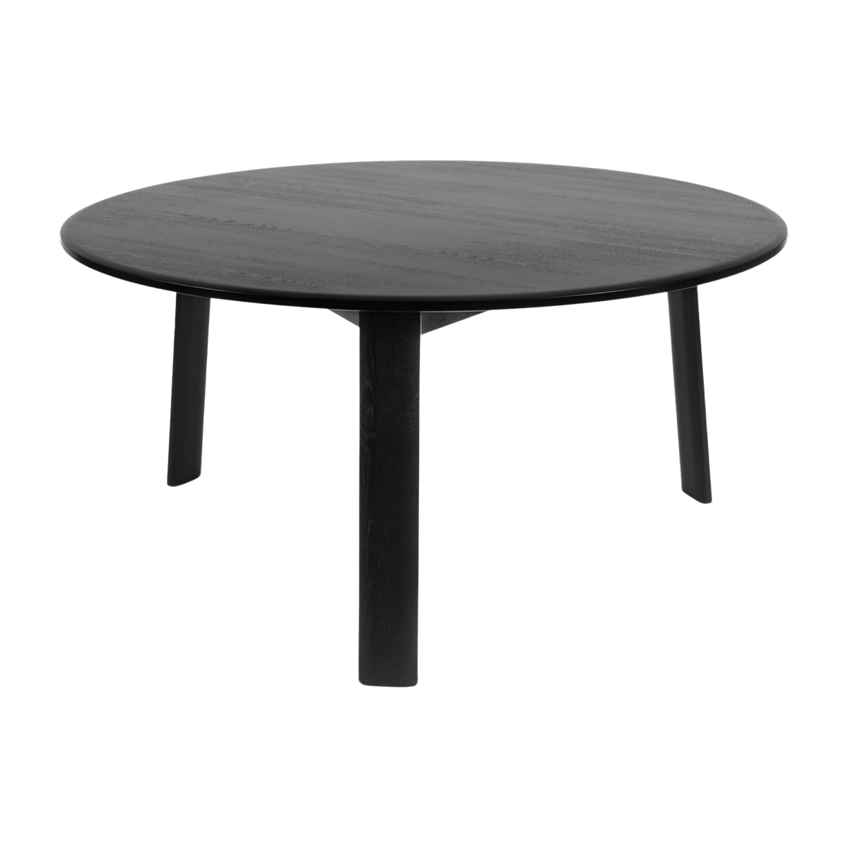 Table à manger ronde en chêne noir Alle - Hem - The Cool Republic