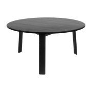 Dining table ronde in black oak Alle - Hem - The Cool Republic