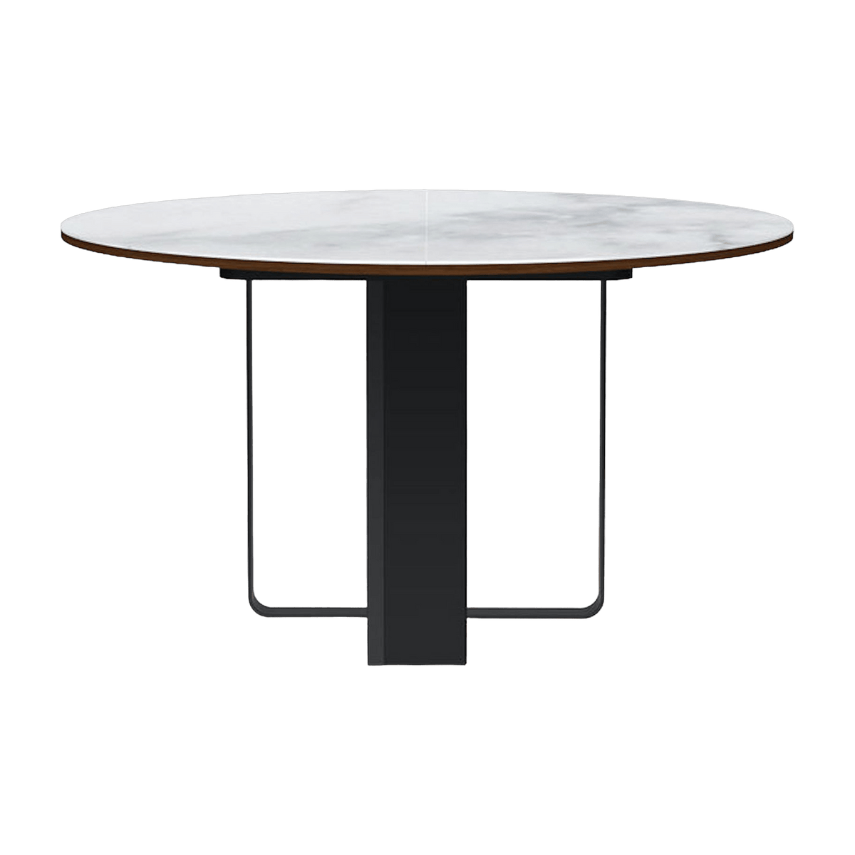 Table à manger ronde en marbre statuario 130 cm Felice - RED Edition - The Cool Republic