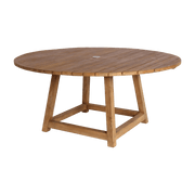 Table à manger ronde en teck George - Sika Design - The Cool Republic