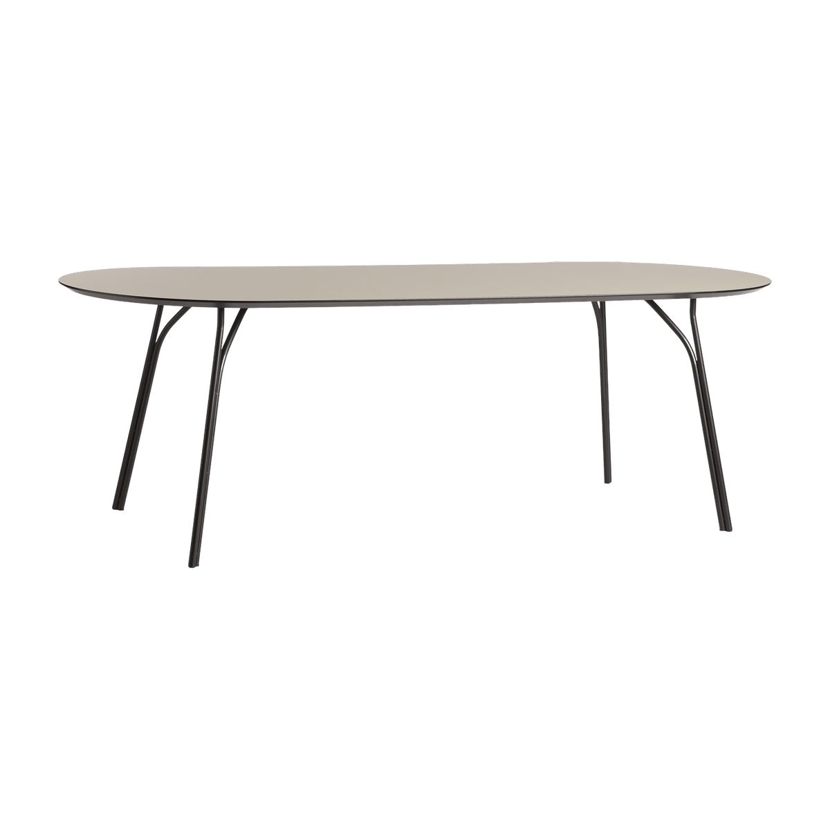 Table à manger taupe 220 cm Tree - Woud - The Cool Republic