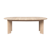 Table à rallonge x2 en chêne blanchi huilé Bevel - Ferm Living - The Cool Republic