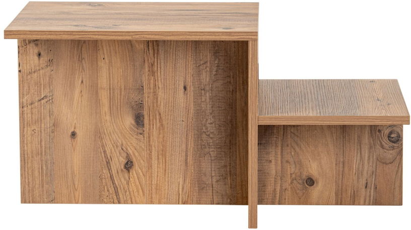 Table basse asymétrique en bois 80x40cm Harmony - Home Design - The Cool Republic