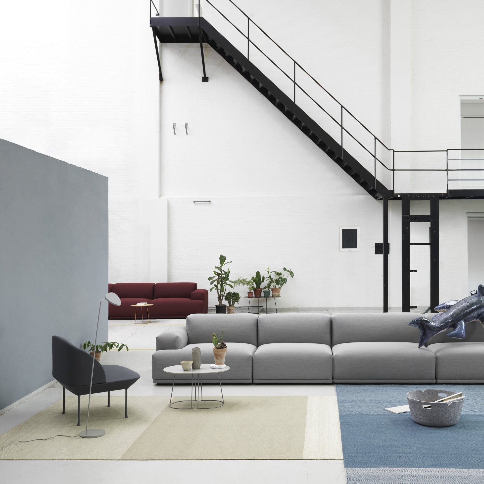 Table basse blanche 120 cm Airy - Muuto - The Cool Republic