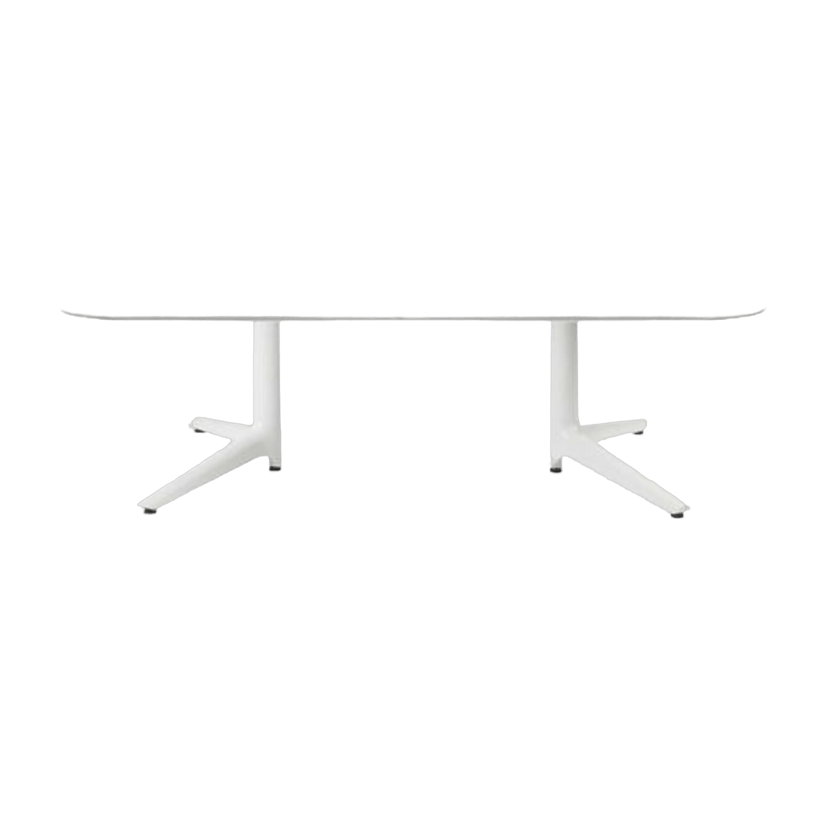 Table basse blanche 180x90 Multiplo - Kartell - The Cool Republic