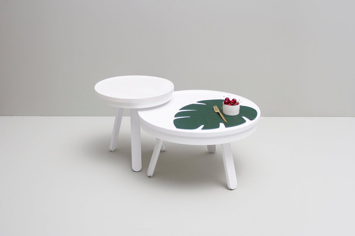 Table basse blanche 62 cm Batea - Woodendot - The Cool Republic