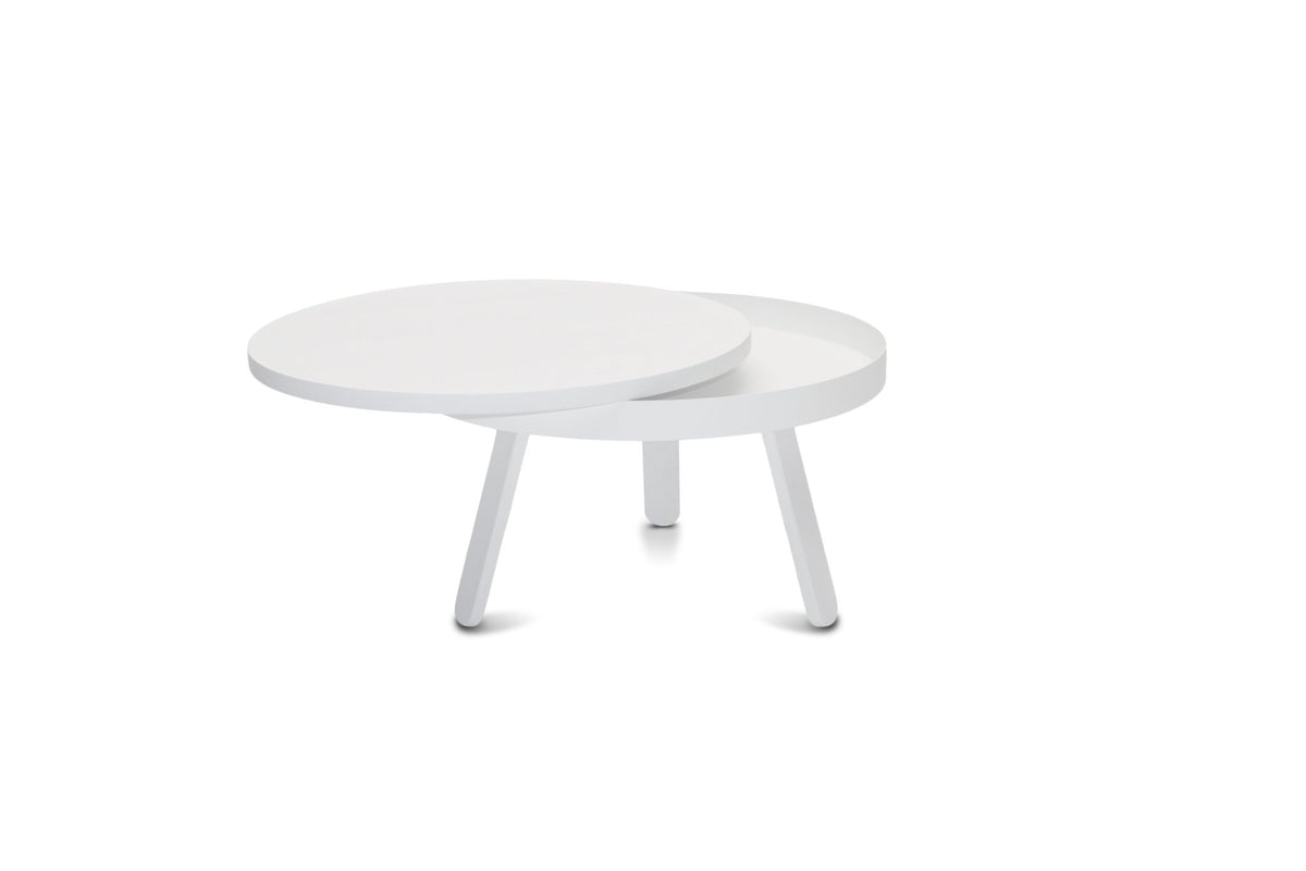 Table basse blanche 62 cm Batea - Woodendot - The Cool Republic