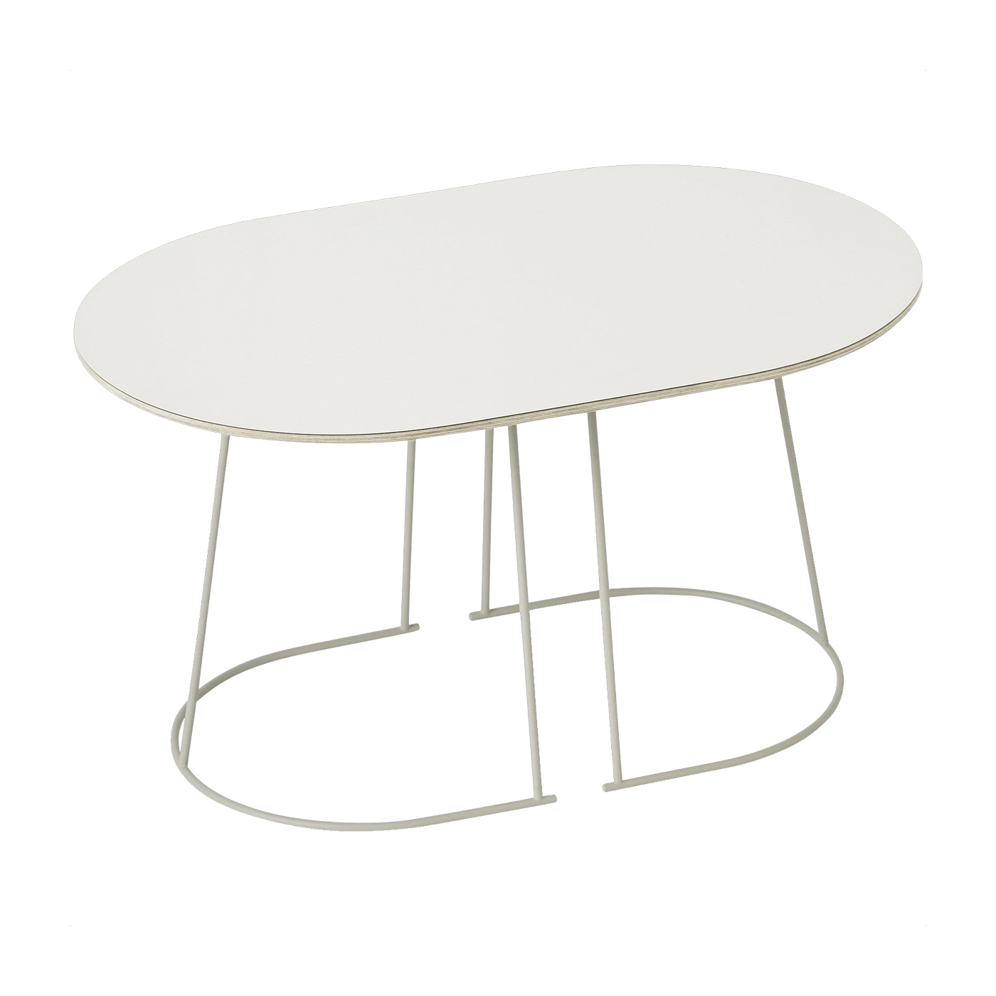 Table basse blanche 68 cm Airy - Muuto - The Cool Republic
