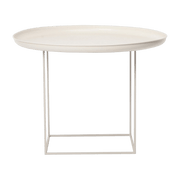 Table basse blanche 70 cm Duke - Norr11 - The Cool Republic
